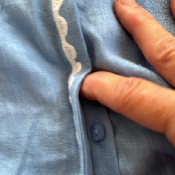 Gorgeous 100% Linen Boho Top with Intricate Embroidery. - Picture 5 of 7